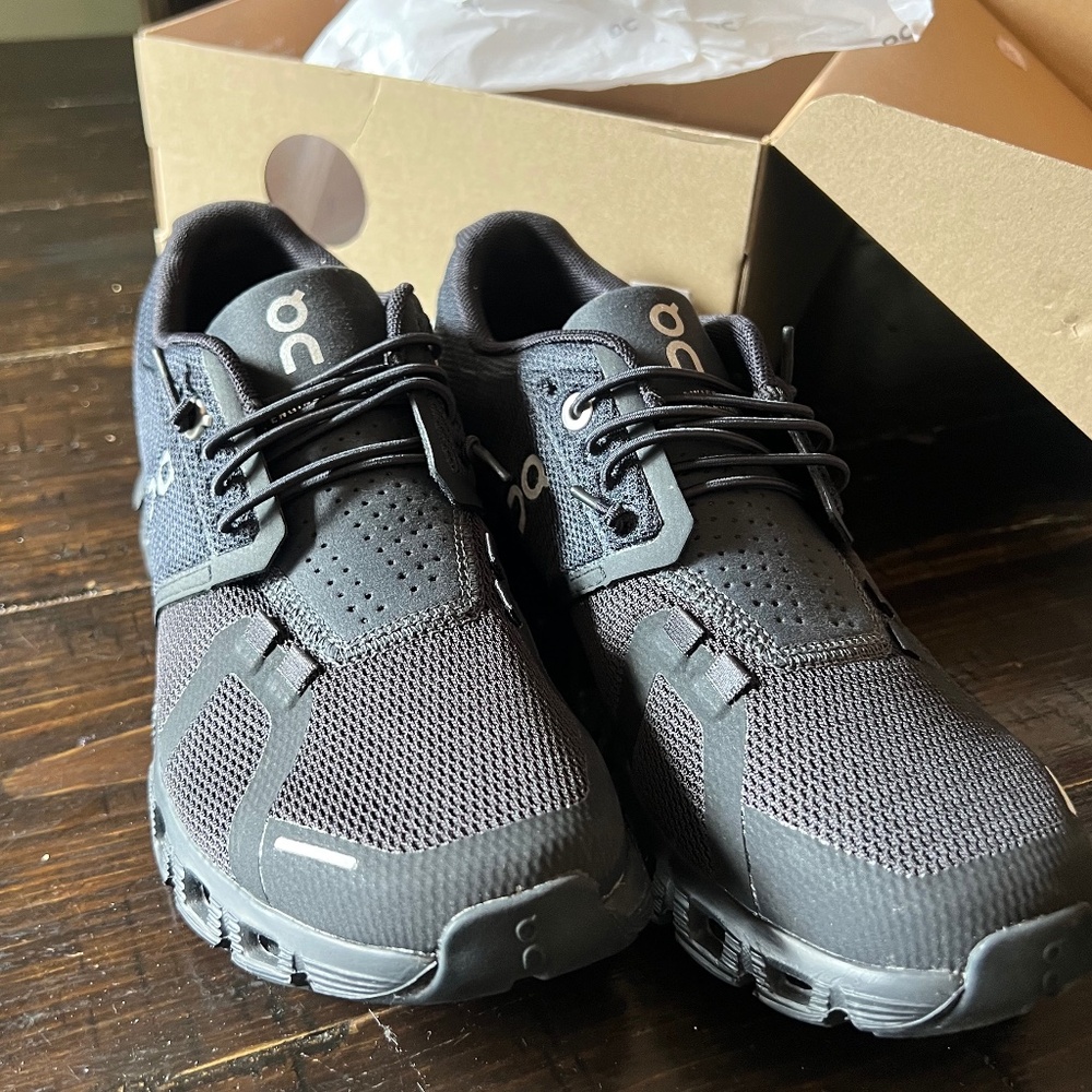On Running Black Athletic Shoes